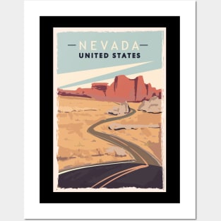 nevada Posters and Art